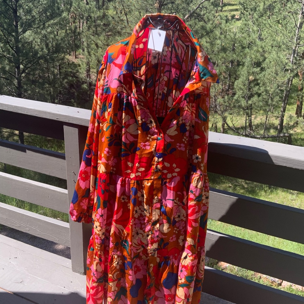 Hayden Red and Pink Floral Jacket